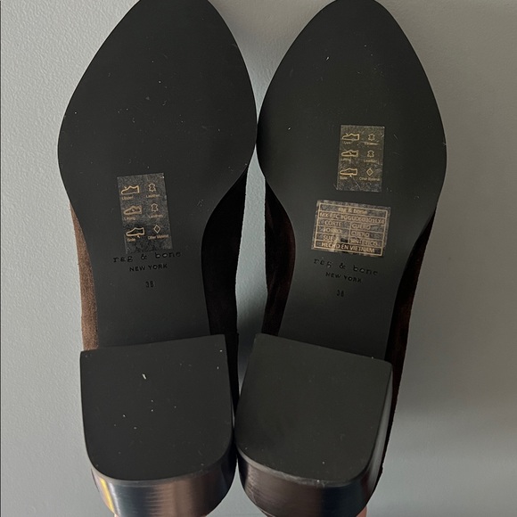 New rag & bone Rover Chelsea Ankle Boot in Mocha Suede Size 38 - Picture 6 of 10